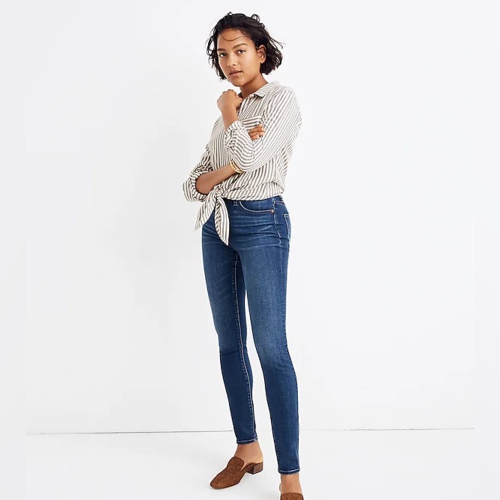 Madewell Curvy High-Rise Skinny Jeans in Hayes Wash